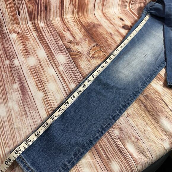 American Eagle HI RISE JEGGING Womens Size 6 Long Blue Jeans Denim Pants 27x29.5 - Picture 8 of 11